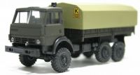 0201 Модель грузового автомобиля бортовой с тентом