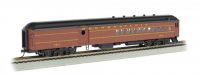 13601 Bachmann пассажирский вагон 72ft. Heavyweight Combine PRR Tuscan Red #9921 (Lighted)