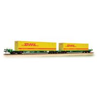 37-305A Bachmann Branchline вагон Intermodal Bogie Wagons With Two 45ft Containers 'DHL'