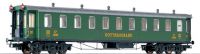 L329966 Пассажирский вагон Schnellzugwag. 3.Kl. C4u, grun, Gotthardbahn Ep.I m.Schlusslicht 1861